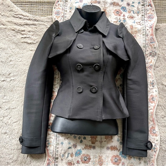 Burberry Black Double-Breasted Blazer - Picture 15 of 16